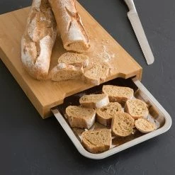 Planche à Découper Bambou 34 Cm Avec Bac Amovible Inox -de Buyer Soldes Magasin 481016 4 4 Planche a decouper bambou 34 cm avec bac amovible inox Mathon