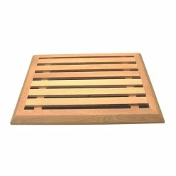 Grande Planche à Pain En Hêtre Avec Grille Amovible 40 Cm