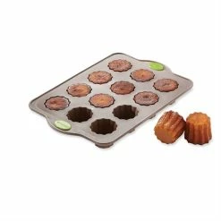 Lot 2 Plaques Rigiflex 12 Canelés Et 24 Mini-canelés En Silicone Et Acier -de Buyer Soldes Magasin 509120 2 1 Lot 2 plaques Rigiflex 12 caneles et 24 mini caneles en silicone et acier Mathon