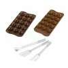 Lot De 2 Moules à Chocolat 3D Et Fourchettes à Chocolat 2 Lot De 2 Moules à Chocolat 3D Et Fourchettes à Chocolat -de Buyer Soldes Magasin 509131 0 2 Lot de 2 moules a chocolat 3D et fourchettes a chocolat
