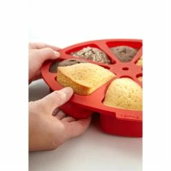Lekue Moule à Gâteau 8 Parts Cake Portion Silicone -de Buyer Soldes Magasin 51058 2 4 Moule a gateau 8 parts Cake Portion silicone Lekue
