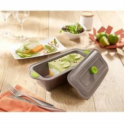 Rigiflex Terrine En Silicone Structure Acier Avec Couvercle 2 En 1 24 Cm -de Buyer Soldes Magasin 511103 4 3 Rigiflex Terrine en silicone structure acier avec couvercle 2 en 1 24 cm Mathon