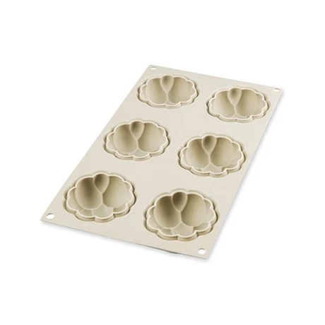 Silikomart Moule 3D 6 Bulles Bollicine 5 Silikomart Moule 3D 6 Bulles Bollicine – Image 3