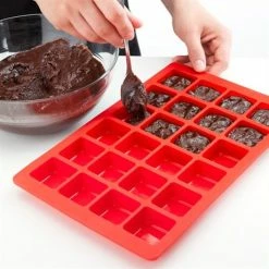 Lekue Moule 24 Mini-brownies Silicone -de Buyer Soldes Magasin 512081 2 4 Moule 24 mini brownies silicone Lekue