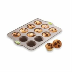 RigiFlex Plaque 12 Muffins En Silicone Structure Acier