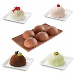 Silikomart La Plaque 5 Demi-sphères