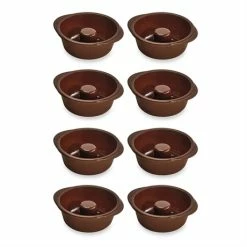 Lot De 8 Flexi'moules à Baba Ou Savarins En Silicone