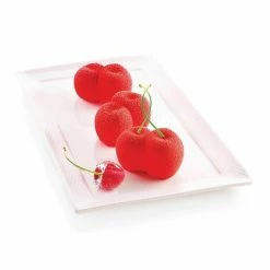 Silikomart Moule Silicone 6 Mini Gâteaux Rosso Ciliegia