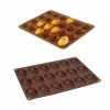 Lot De 2 Flexi'plaques En Silicone 18 Madeleines Et 24 Mini-madeleines
