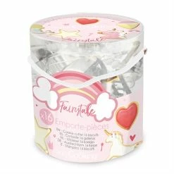 Seau 16 Découpoirs Fairytale