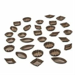 30 Mini-moules à Mignardises Anti-adhésifs Qualité Professionnelle -de Buyer Soldes Magasin 541059 3 4 30 mini moules a mignardises anti adhesifs qualite professionnelle Gobel