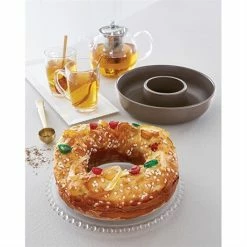 Moule à Savarin Ou Couronne Acier Revêtu Anti-adhérent 24 Cm -de Buyer Soldes Magasin 541087 2 4 Moule a savarin ou couronne acier revetu anti adherent 24 cm Mathon