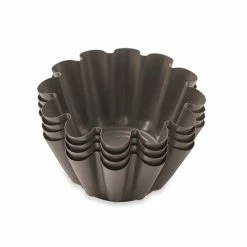 Set 4 Moules Briochettes Acier Revêtu 13 Cm -de Buyer Soldes Magasin 541094 2 5 Set 4 moules briochettes acier revetu 13 cm Mathon