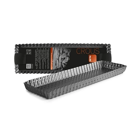 Ibili Moule Rectangle Perforé En Acier 35 X 11 Cm 4 Ibili Moule Rectangle Perforé En Acier 35 X 11 Cm – Image 2