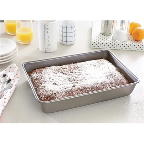 Plat à Four Acier Revêtement Antiadhérent 33 Cm 3 Plat à Four Acier Revêtement Antiadhérent 33 Cm