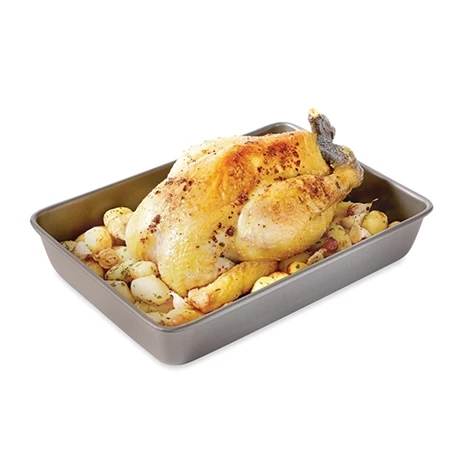 Plat à Four Acier Revêtement Antiadhérent 33 Cm 5 Plat à Four Acier Revêtement Antiadhérent 33 Cm – Image 3