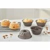 Set De 4 Moules à Mini Kouglof Acier Revêtement Antiadhérent 10 Cm