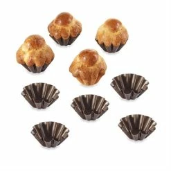 Lot De 8 Moules à Brioches Individuels 8cm 7 Lot De 8 Moules à Brioches Individuels 8cm -de Buyer Soldes Magasin 549004 2 2 Lot de 8 moules a brioches individuels 8cm Gobel