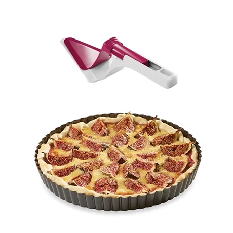Lot Moule à Tarte Revêtu 24,5 Cm Et Pelle à Tarte Avec Poussoir 3 Lot Moule à Tarte Revêtu 24,5 Cm Et Pelle à Tarte Avec Poussoir