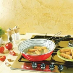 Poêle à Friture 26,5 Cm Avec Panier-égouttoir -de Buyer Soldes Magasin 55302 3 4 Poele a friture 26 5 cm avec panier egouttoir Baumalu