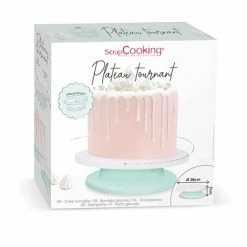 Plateau Tournant 28 Cm -de Buyer Soldes Magasin 560010 3 1 Plateau tournant 28 cm Scrapcooking