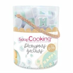 Emporte-pièces Lettres Et Chiffres -de Buyer Soldes Magasin 560023 1 2 Emporte pieces lettres et chiffres Scrapcooking