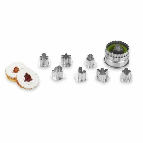 8 Emporte-pièces Et 8 Décors De Fête Linzertarte 4 8 Emporte-pièces Et 8 Décors De Fête Linzertarte – Image 2