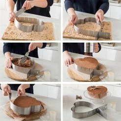 Cadre Extensible Coeur En Inox 14 -26 Cm -de Buyer Soldes Magasin 572000 4 3 Cadre extensible coeur en inox 14 26 cm Mathon