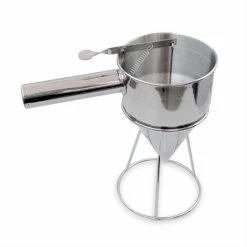 Entonnoir à Piston En Inox Avec Support -de Buyer Soldes Magasin 573007 1 3 Entonnoir a piston en inox avec support Mathon