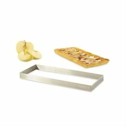 De Buyer Cadre à Tarte Perforé Rectangle 28 X 11 Cm -de Buyer Soldes Magasin 573138 2 4 Cadre a tarte perfore rectangle 28 x 11 cm De Buyer