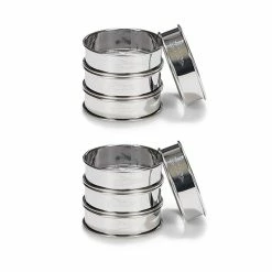 Patisse Lot De 8 Cercles à Tartes En Inox 8cm