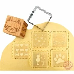 Kit Décoration De Biscuits Chat -de Buyer Soldes Magasin 580013 1 1 Kit decoration de biscuits Chat Scrapcooking