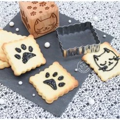 Kit Décoration De Biscuits Chat -de Buyer Soldes Magasin 580013 3 1 Kit decoration de biscuits Chat Scrapcooking