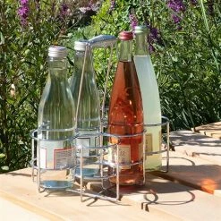 Porte-bouteilles Chromé Loop -de Buyer Soldes Magasin 60136 2 3 Porte bouteilles chrome Loop Kela