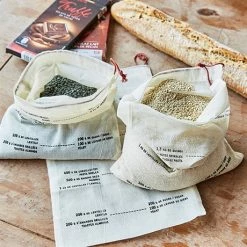 Set De 3 Sacs Coton Gradués 6 Set De 3 Sacs Coton Gradués -de Buyer Soldes Magasin 603136 1 1 Set de 3 sacs coton gradues Elicuisine