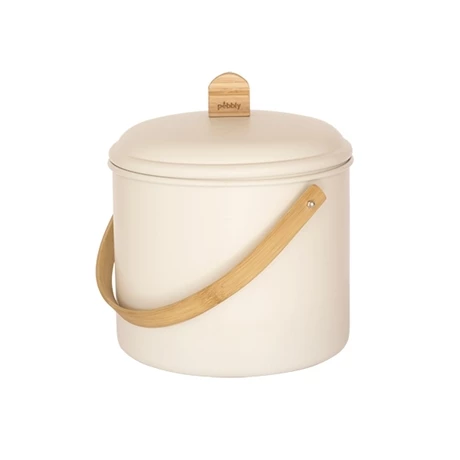 Seau à Compost D'intérieur Métal Et Bambou 7 L 3 Seau à Compost D'intérieur Métal Et Bambou 7 L