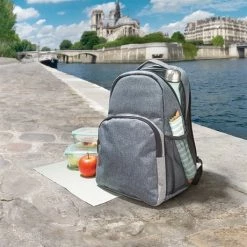 Sac à Dos Glacière Isotherme 10 L Gris -de Buyer Soldes Magasin 606026 4 5 Sac a dos glaciere isotherme 10 L gris Mathon