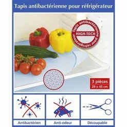 3 Tapis Antibactériens Pour Réfrigérateur 9 3 Tapis Antibactériens Pour Réfrigérateur -de Buyer Soldes Magasin 60766 3 2 3 Tapis antibacteriens pour refrigerateur Wenko by Maximex