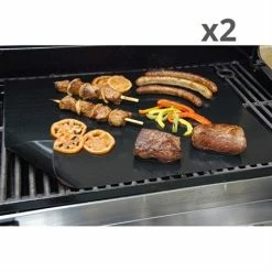 Lot De 2 Feuilles De Cuisson Pour Barbecue 50 Cm