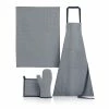 Set Manique, Gant, Torchon Et Tablier Jani Ombre