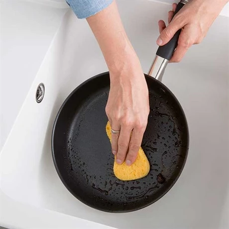 Set Poêle Anti-adhérente Rapid Cook 24 Cm Et 2 éponges Végétales 4 Set Poêle Anti-adhérente Rapid Cook 24 Cm Et 2 éponges Végétales – Image 2