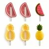 Lekue 4 Moules à Glace Ananas Et Pastèque Empilables