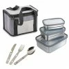 Kit Sac Isotherme, Set De Couverts Et 3 Lunch Box En Inox -de Buyer Soldes Magasin 619007 0 1 Kit sac isotherme set de couverts et 3 lunch box en inox