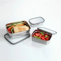 Kit Sac Isotherme, Set De Couverts Et 3 Lunch Box En Inox -de Buyer Soldes Magasin 619007 1 1 Kit sac isotherme set de couverts et 3 lunch box en inox