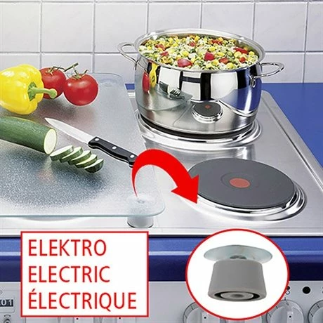 Set De 2 Couvre-plaques Transparentes 4 Set De 2 Couvre-plaques Transparentes – Image 2