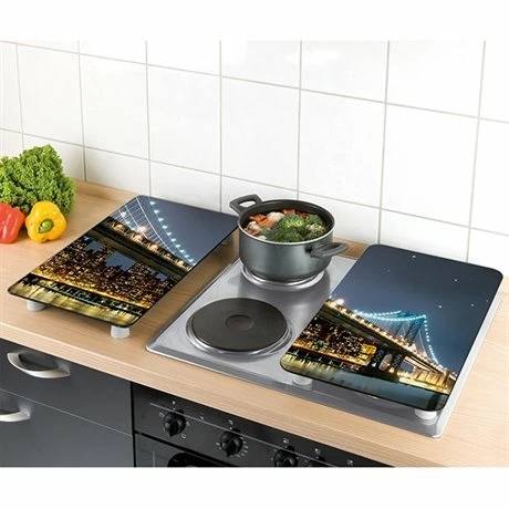 Set 2 Couvre-plaques Protection Motif Brooklyn 4 Set 2 Couvre-plaques Protection Motif Brooklyn – Image 2