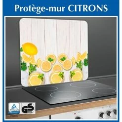 Protection Murale En Verre Citrons 7 Protection Murale En Verre Citrons -de Buyer Soldes Magasin 62387 2 3 Protection murale en verre Citrons Wenko by Maximex