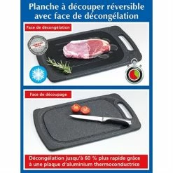 Planche à Découper Et Décongeler Réversible 11 Planche à Découper Et Décongeler Réversible -de Buyer Soldes Magasin 653520 4 3 Planche a decouper et decongeler reversible Wenko by Maximex