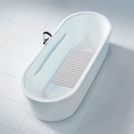 Tapis De Baignoire Blanc Arinos 63 Cm 4 Tapis De Baignoire Blanc Arinos 63 Cm – Image 2