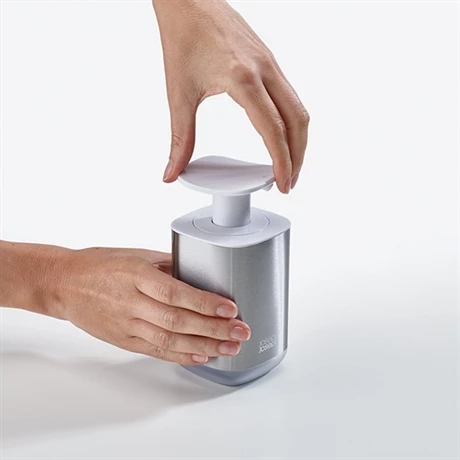 Joseph Joseph Pompe à Savon - Inox Blanc 6 Joseph Joseph Pompe à Savon - Inox Blanc – Image 4